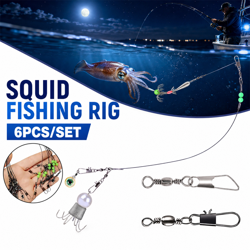 6 adet Kalamar Balıkçılık Takı - Saltwater Line incelemesi ve fiyatı